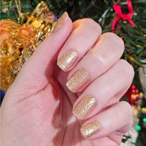 *Exclusive* Color Street: Mojave Gold | Metallic Glitter Sparkle Party Fall